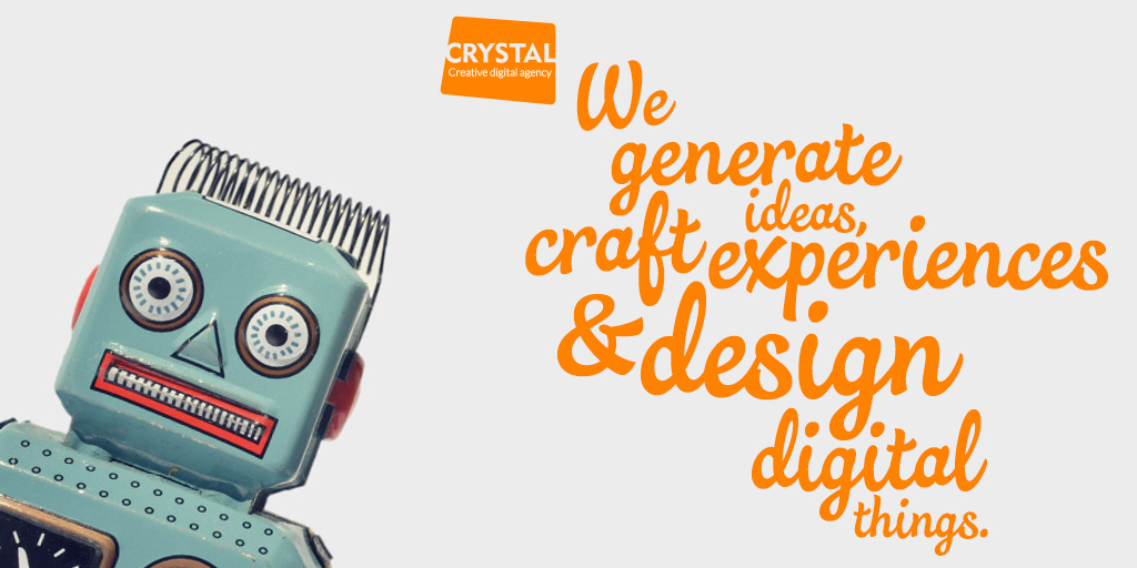 We are Crystal logo