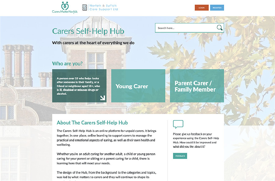 Carers Self-Help Hub